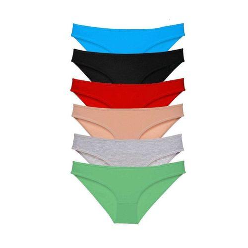 6 Adet Süper Eko Set Likralı Kadın Slip Külot Renk 2
