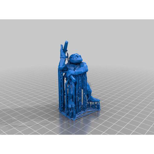 Düşük Poligon TMNT Arkadaşları Seti Rip By Mcka3ax (Bu ürün Sadece Plastik parçadır - Almadan Önce Soru Sorabilirsiniz)