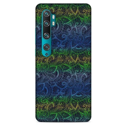 Xiaomi Mi Note 10 Pro Kılıf Desenli Özel Seri Tüyler (44) Tough Armor Kılıf