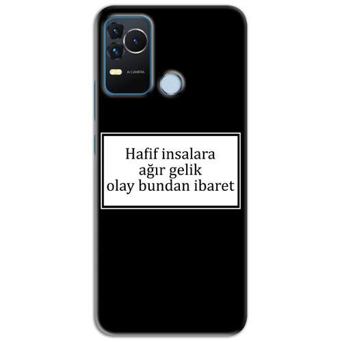 Omix X400 Kılıf HD Yazı Baskılı Silikon Arka Kapak - Yazı 2