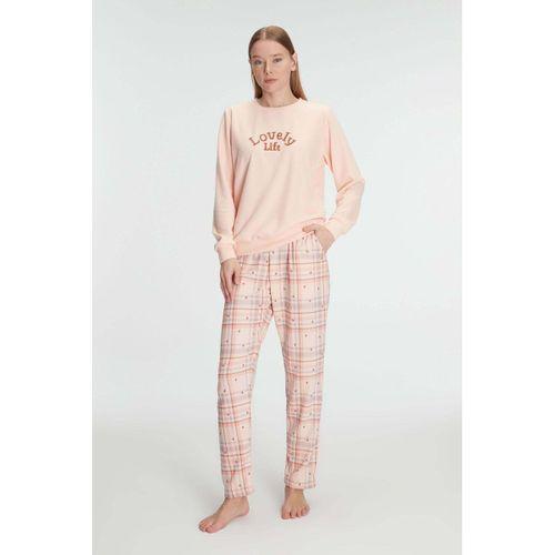 Pamuklu Kışlık Uzun Kol Kadın Pijama Takım