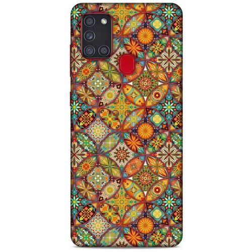 Ethnic Culture (60) Samsung Galaxy A21s Kılıf Silikon Kapak Desenli