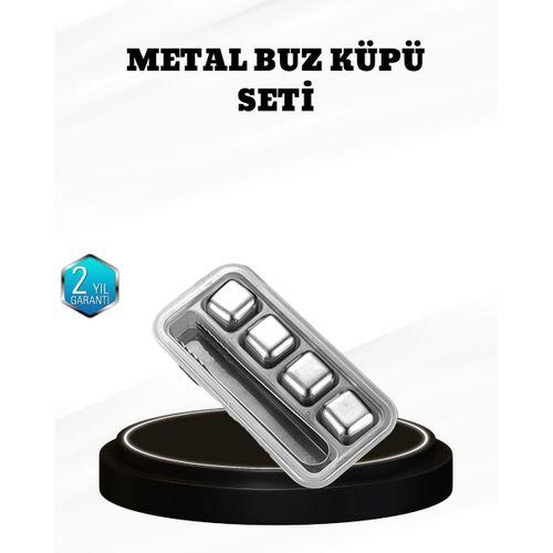 304 Paslanmaz Çelik Buz Küpü Seti Sulandırmadan Soğutan Yeniden Kullanılabilir