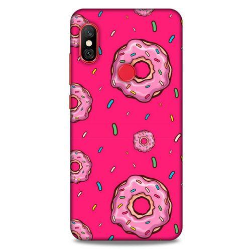 Xiaomi Mi A2 Lite Uyumlu Kılıf Pembe Delisi (28) Arka Kapak Donut