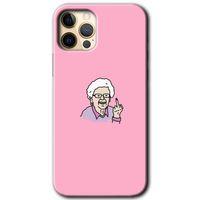 iPhone 11 Pro Max Kılıf Baskılı Kapak - Bad Grandmother +Tam Ekran Koruyucu