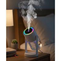 Ultrasonik Hava Nemlendirici Renkli Işık Ve Manuel Püskürtme Ayarı