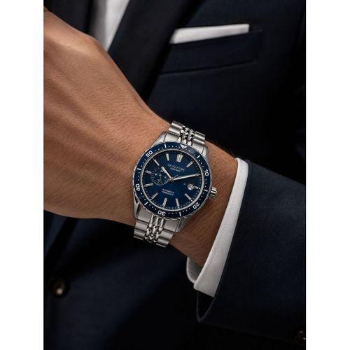 Quantum Otomatik Mekanizma Sapphire Cizilmez Cam Çelik Kordon 10 Atm Erkek Kol Saat EMG.1257.390