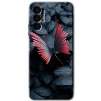 Tecno Spark 8 Pro Kılıf HD Desen Baskılı Arka Kapak - Dark Butterfly
