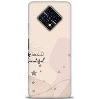 Infinix Zero 8 Kılıf HD Baskılı Kılıf - Greateful + Tam Ekran Koruyucu