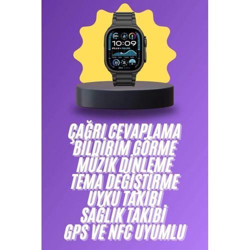 Ultra 3 Kordonlu Amoled Ekran Akıllı Saat Çok Fonksiyonlu Uyku Ve Sağlık Takibi
