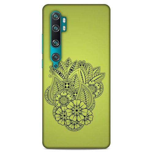 Lopard Xiaomi Mi Cc9 Pro Uyumlu Kılıf Tattoo's (40) Fit Silikon Kılıf Çiçek Dövmesi