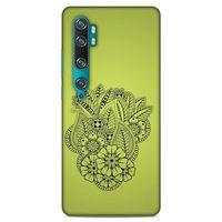 Lopard Xiaomi Mi Cc9 Pro Uyumlu Kılıf Tattoo's (40) Fit Silikon Kılıf Çiçek Dövmesi