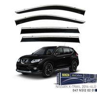 Niken Nissan Uyumlu X-Trail -2014 Kromlu Cam Rüzgarlığı 4Lü Parça