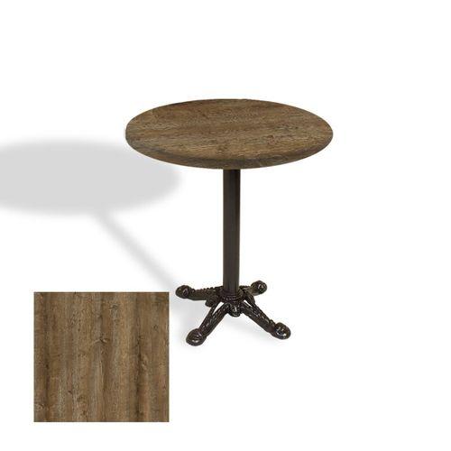 Dockers Çipa Döküm Ayak Yuvarlak Masa Çap 90cm - (Werzalit, Wermodin ve Allzalit Tabla) - Canyon Hidalgo