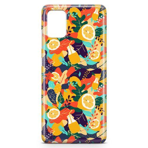Samsung Galaxy A51 Kılıf C Vitamini Arka Kapak Koruma Desenli Full Koruyucu