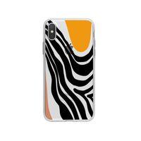 iPhone XS Modern Art Premium Şeffaf Telefon Kılıfı