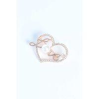 Zirkon Taşlı Metal Broş