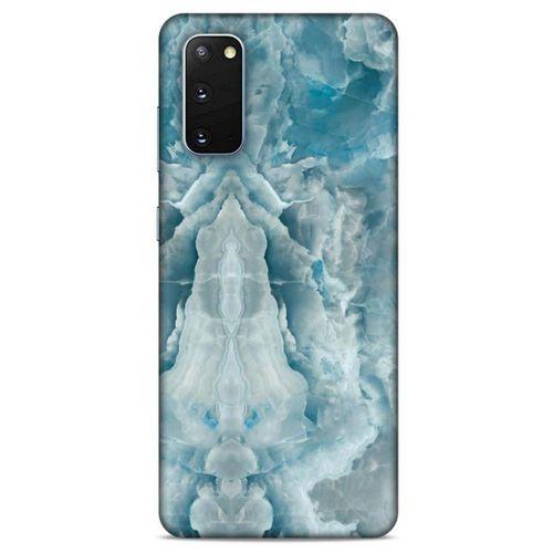 Samsung Galaxy S20 Uyumlu Kılıf Mavi Delisi (8) Baskılı Kılıf Mermer