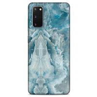 Samsung Galaxy S20 Uyumlu Kılıf Mavi Delisi (8) Baskılı Kılıf Mermer