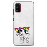 Lopard Samsung Galaxy A41 Uyumlu Kılıf Animax (21) Koruyucu Kapak