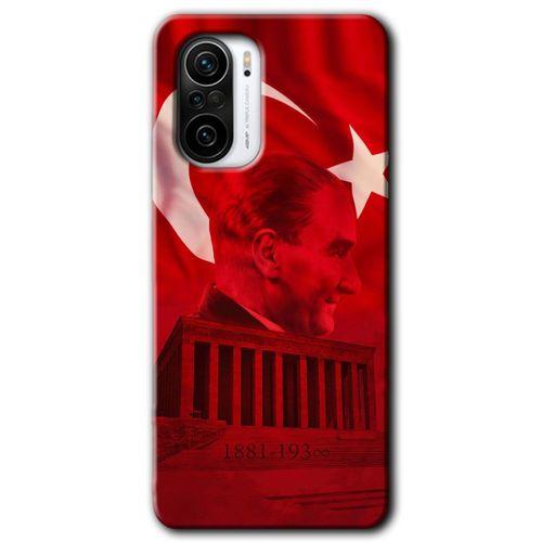 Redmi Mi11i Kılıf HD Desen Baskılı Arka Kapak - Anıtkabir Atatürk