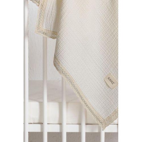 Kanz Kanz 4 Kat Kopanaki Müslin Pike Knz-017 Krem