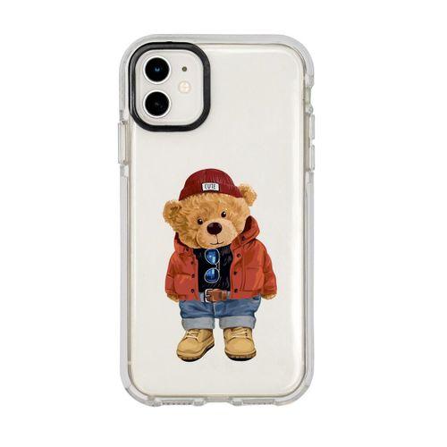 iPhone 11 Teddy Bear Candy Bumper Silikonlu Telefon Kılıfı
