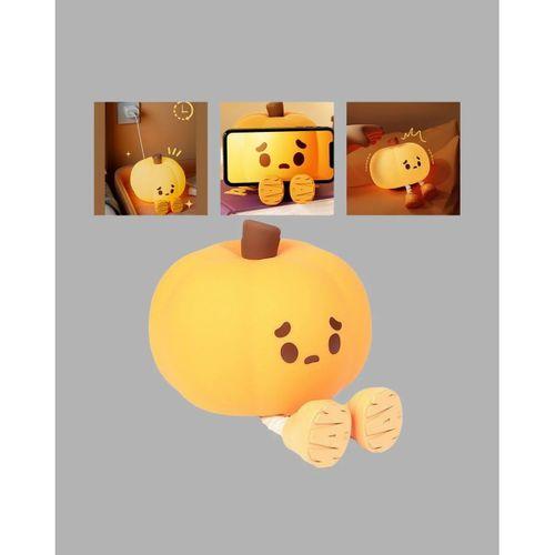 Pumpkin Led Gece Lambası Üç Kademeli Işık Ayarlı