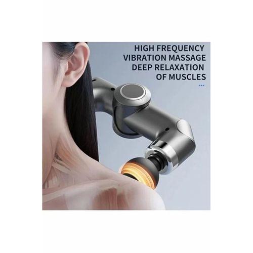 Uzun Saplı Masaj Sı Derin Doku Kas Masaj Aleti 6 Başlıklı Şarjlı Profesyonel 6 Kademe