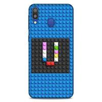 Lopard Samsung Galaxy M20 Uyumlu Kılıf BloX (35) Fit Design Kılıf V Harfi