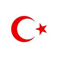 Sticker 20 cm Kırmızı Ay Yıldız Sticker Türk Bayrağı Sticker