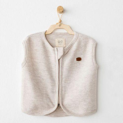 Andywawa Andywawa AC26211 Casual Yelek Beige