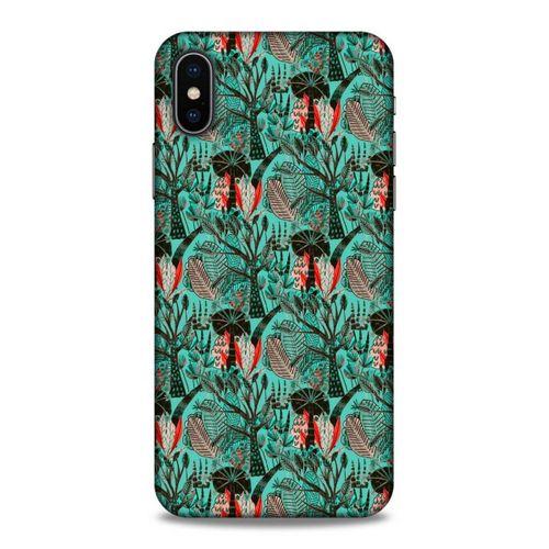 Lopard Apple iPhone XS Uyumlu Kılıf Manipülasyon ☻ (7) Telefon Kılıfı Baskılı