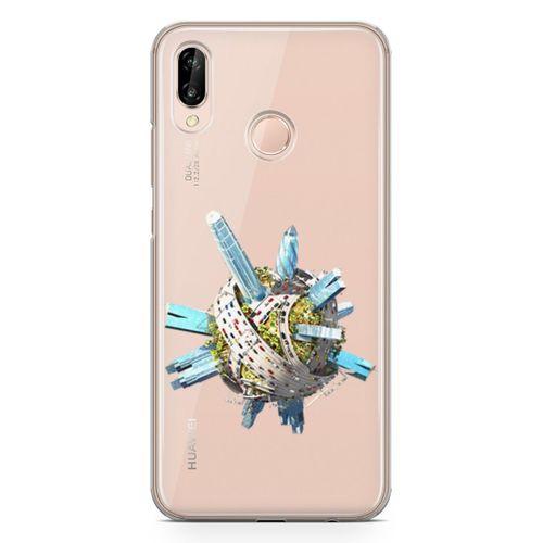 Huawei P20 Lite Kılıf Dubai Turu Arka Kapak Koruma Desenli Full Koruyucu