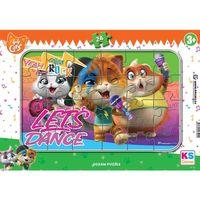 Ks Games 24 Parça Cats  Frame Puzzle