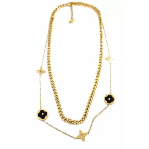 Vc Yonca Kolye - Altın