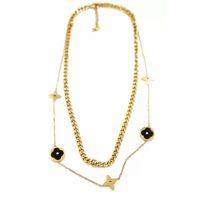 Vc Yonca Kolye - Altın