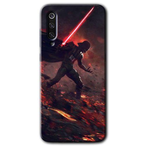 Xiaomi Mi 9 Kılıf HD Desen Baskılı Arka Kapak - Darh Vader Wars
