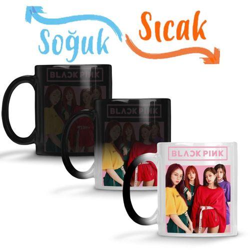 BLACKPINK IN YOUR AREA Sihirli Kupa Bardak Porselen