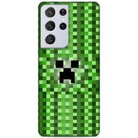Lopard Samsung Galaxy S21 Ultra Uyumlu Kılıf PiXel (31) TPU Kılıf Steve Surat