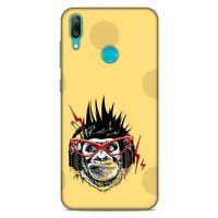 Animax Rockçı Maymun Huawei Y7 Prime 2019 Kılıf Desenli Silikon