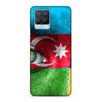 Realme 8 Pro Uyumlu Kılıf Azarbaijan (42) Rugged Armor Kılıf Göz Bayrak