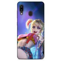 Samsung Galaxy A20 Uyumlu Kılıf Harley Quinn (6) Silikon Kılıf Lacivert