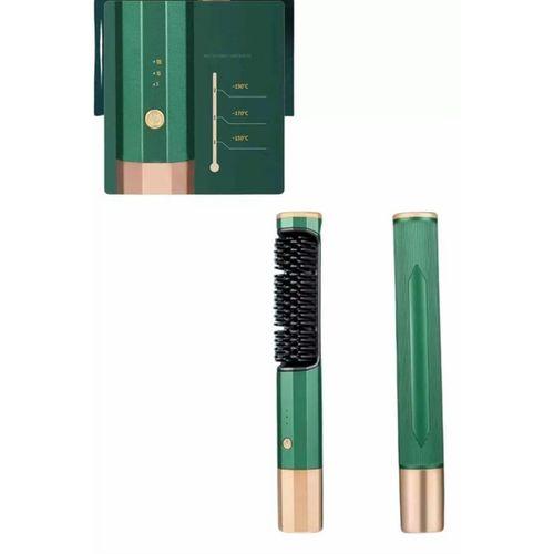 Üflemeli Saç Düzleştirici Fön Tarak Yüksek Isı Ayarlı İyon Özellikli