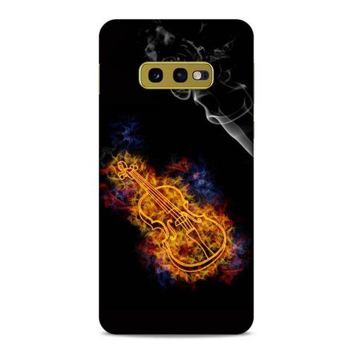 Lopard Samsung Galaxy S10e Uyumlu Kılıf FireX (8) Baskılı Kılıf Keman