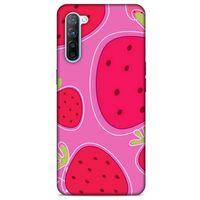 Oppo Reno 3 Uyumlu Kılıf Pembe Delisi (29) Arka Koruma Kılıfı Çilek