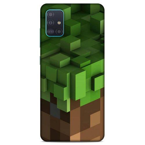 Lopard Samsung Galaxy A51 Uyumlu Kılıf PiXel (30) Silicone Case Block