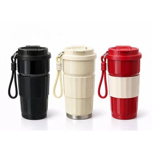 Paslanmaz Çelik Silokonlu Termos Bardak Alk4625