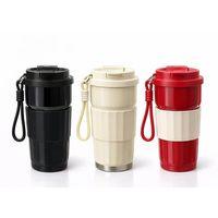 Paslanmaz Çelik Silokonlu Termos Bardak Alk4625