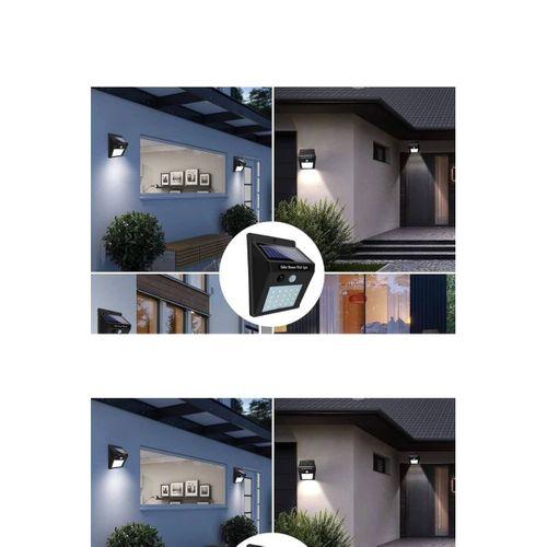 Güneş Enerjili Sensörlü Duvar Lambası Bahçe Lamba Suya Dayanıklı Bahçe Aydınlatma